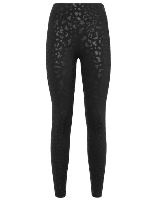 New Philipp Plein Black Leopard Push Up Leggings