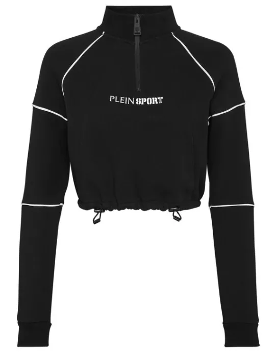 Best Philipp Plein Cropped Hoodie Sweatshirt