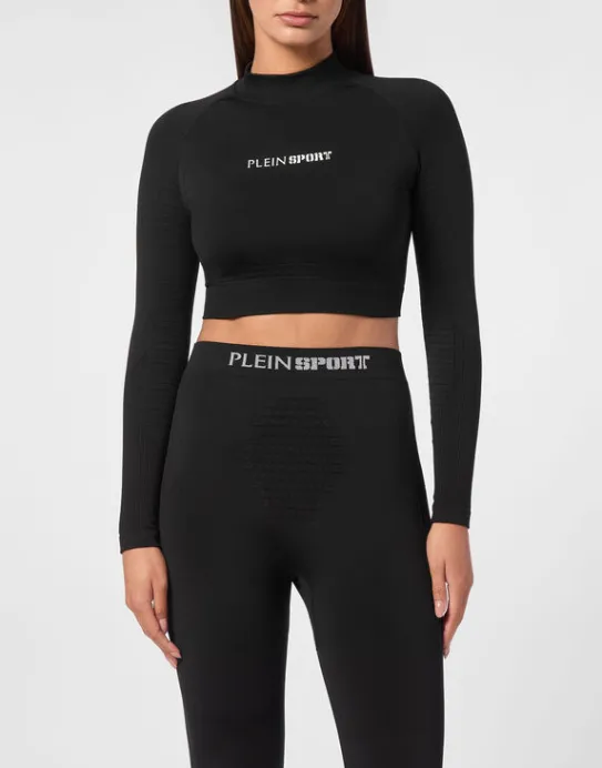 Clearance Philipp Plein Cropped Sport Top