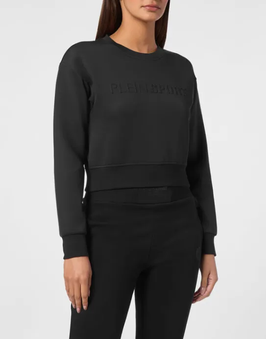 New Philipp Plein Cropped Sweatshirt LS