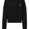 Hot Philipp Plein Cropped Sweatshirt LS Glitter