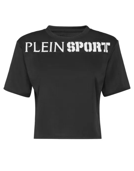 Fashion Philipp Plein Cropped T-shirt Round Neck SS