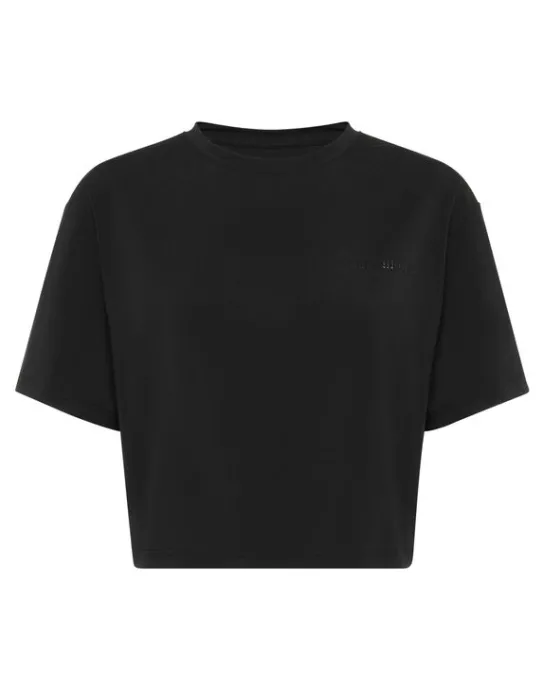 Best Philipp Plein Cropped T-shirt Round Neck SS