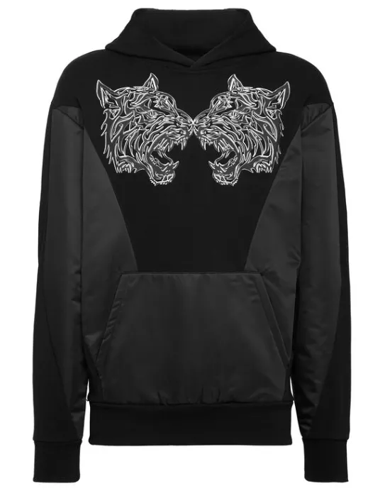 Clearance Philipp Plein Hoodie Sweatshirt Tiger