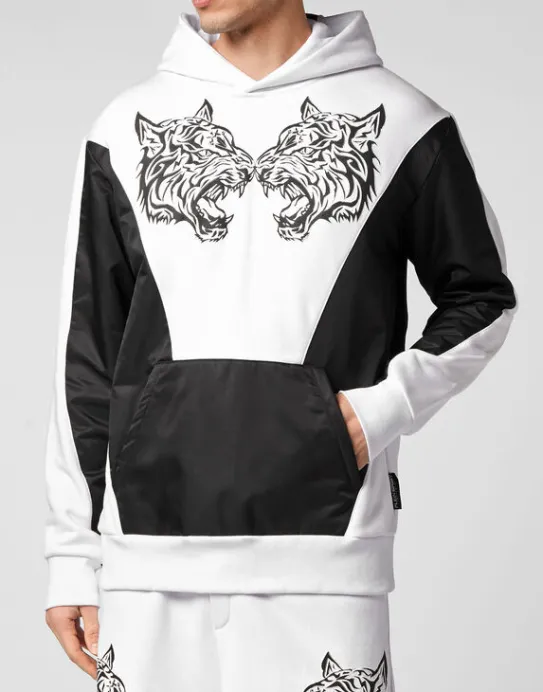 Sale Philipp Plein Hoodie Sweatshirt Tiger