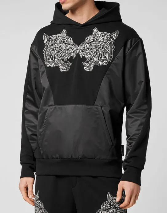 Clearance Philipp Plein Hoodie Sweatshirt Tiger