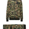 Discount Philipp Plein Jogging Set/ Jogging top and Jogging Trousers Camouflage