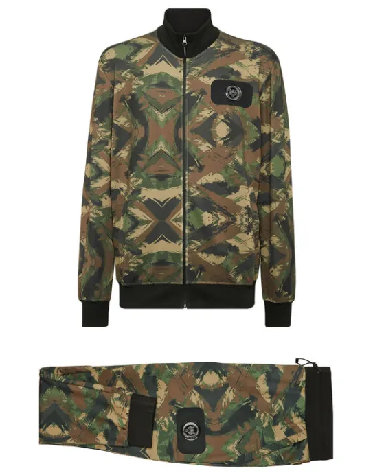 Discount Philipp Plein Jogging Set/ Jogging top and Jogging Trousers Camouflage