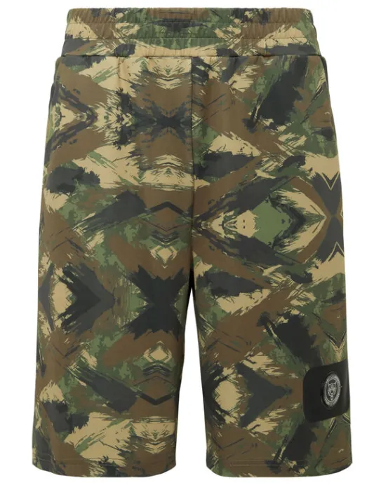 Sale Philipp Plein Jogging Shorts Camouflage