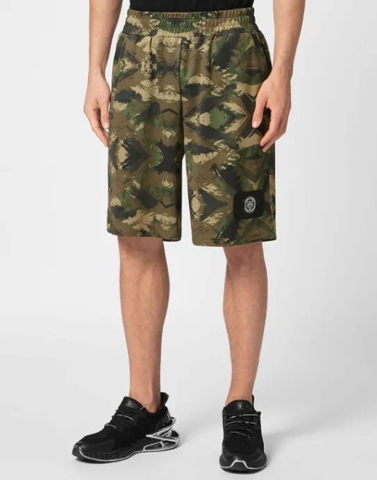 Sale Philipp Plein Jogging Shorts Camouflage