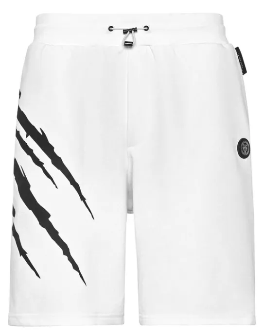 Fashion Philipp Plein Jogging Shorts Scratch