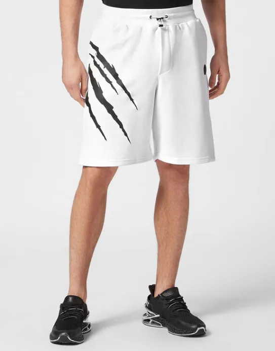 Fashion Philipp Plein Jogging Shorts Scratch