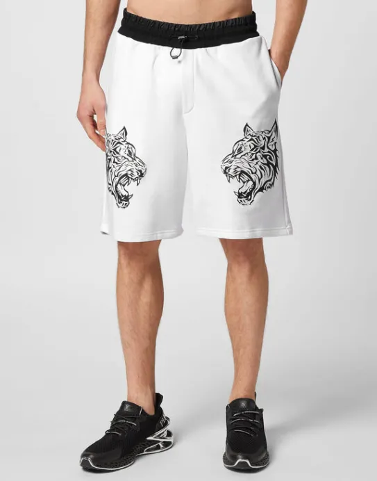 Clearance Philipp Plein Jogging Shorts Tiger