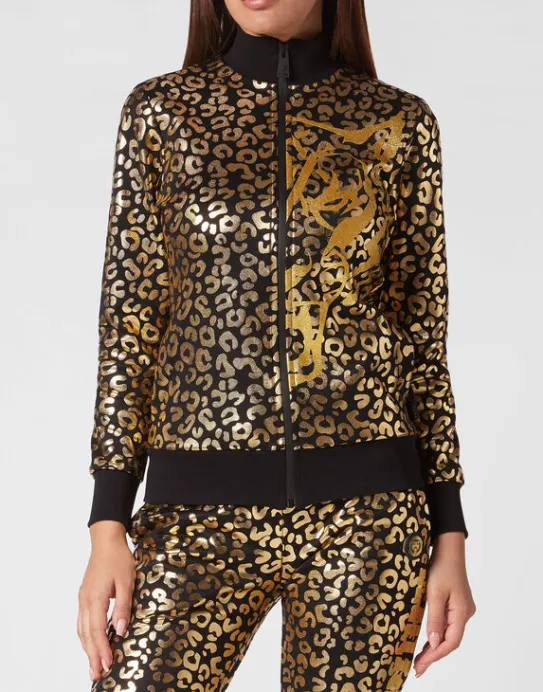 New Philipp Plein Jogging Tracksuit: Top/Trousers Leopard