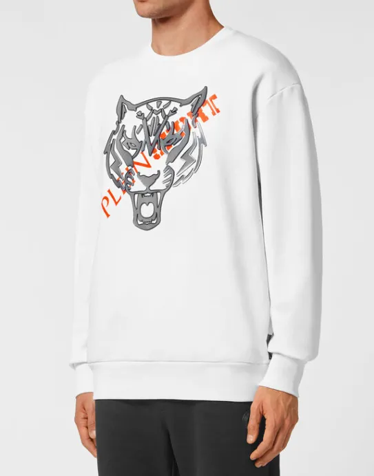 New Philipp Plein Longsleeve Sweatshirt Tiger