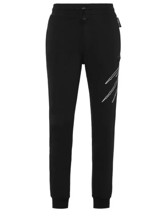 Discount Philipp Plein Loose Fit Jogging Pants Lamina Scratch