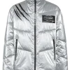 Discount Philipp Plein Nylon Crease Puffer Jacket