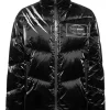 Discount Philipp Plein Nylon Crease Puffer Jacket