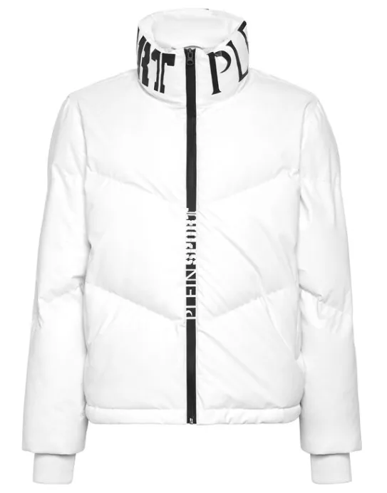 Hot Philipp Plein Nylon Down Jacket Tiger