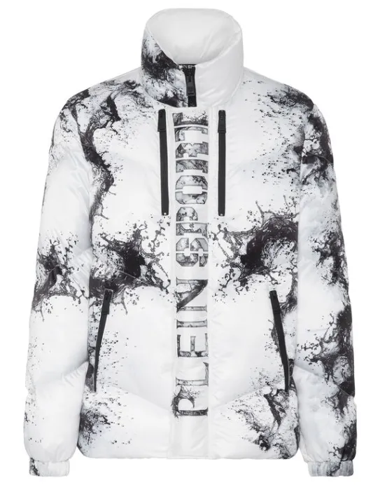 Hot Philipp Plein Nylon Paddded Jacket Splash Extreme