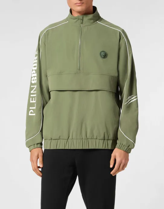 Hot Philipp Plein Nylon Piping Anorak LS Scratch