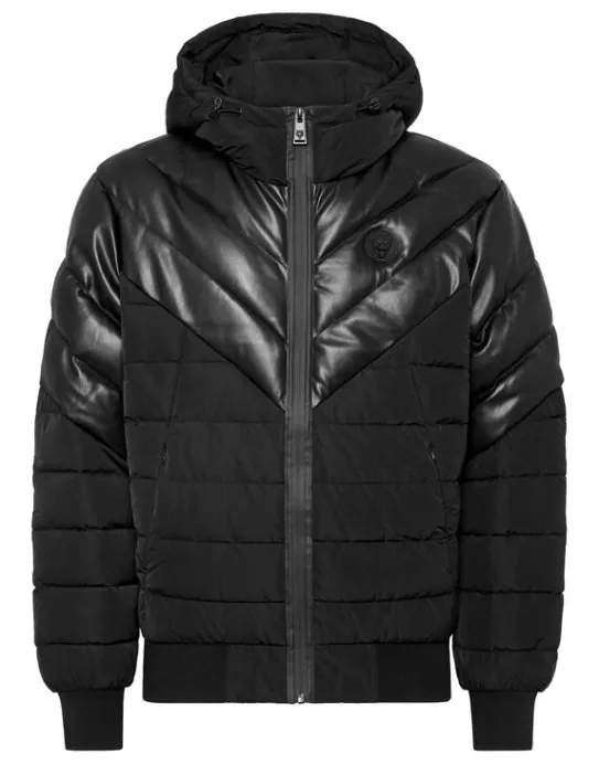 New Philipp Plein Nylon Puffer Jacket