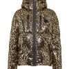 Outlet Philipp Plein Nylon Puffer Jacket Leopard