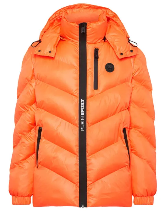 Fashion Philipp Plein Nylon Puffer Jacket Tiger