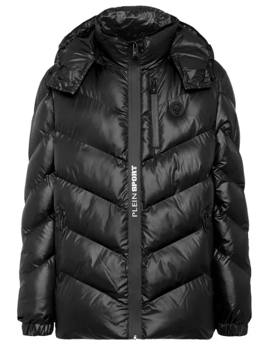 New Philipp Plein Nylon Puffer Jacket Tiger