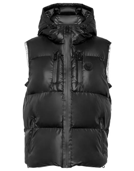 Hot Philipp Plein Nylon Puffer Vest