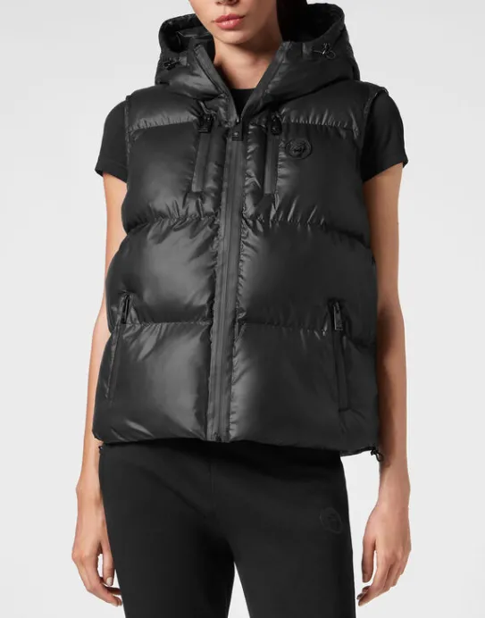 Hot Philipp Plein Nylon Puffer Vest