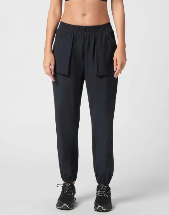 New Philipp Plein Nylon Stretch High Waisted Jogging Pants