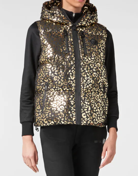 Online Philipp Plein Nylon Windbreaker Leopard