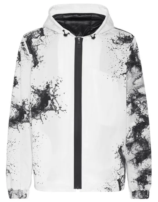 Discount Philipp Plein Nylon Windbreaker Splash Extreme