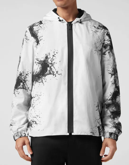 Discount Philipp Plein Nylon Windbreaker Splash Extreme