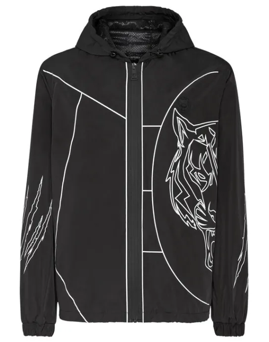 Hot Philipp Plein Nylon Windbreaker Tiger Court Edition