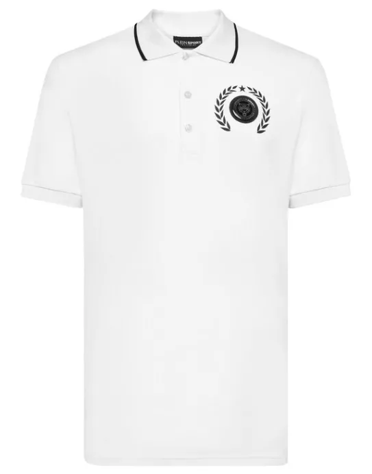 Sale Philipp Plein Polo Shirt Slim Fit SS Carbon Tiger