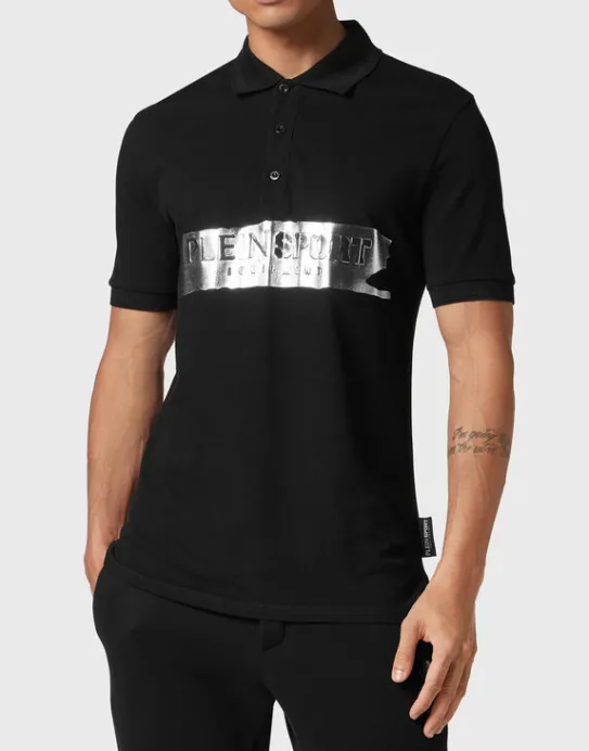 Best Philipp Plein Polo shirt SS Silver Brush