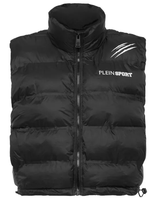 New Philipp Plein Reversible Lightweight Padded Vest Scratch