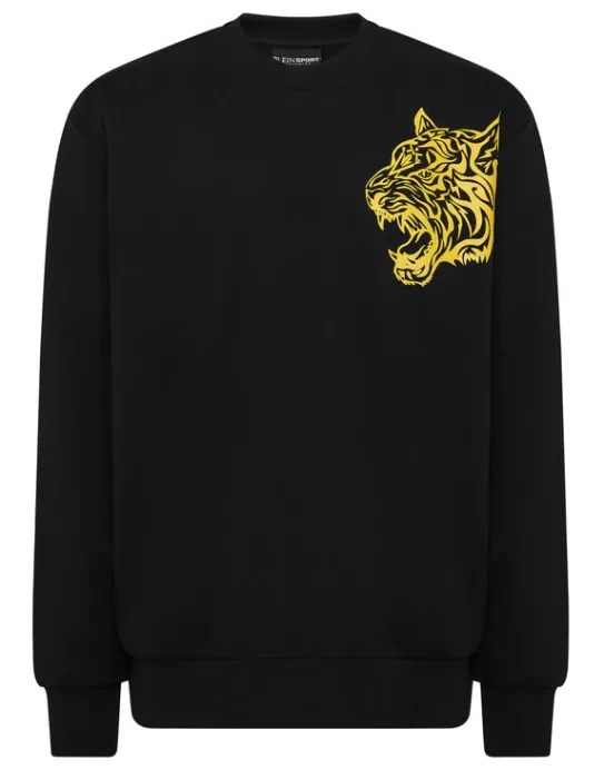 Online Philipp Plein Roundneck Sweatshirt Tiger