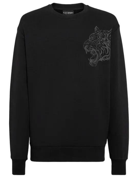 Sale Philipp Plein Roundneck Sweatshirt Tiger