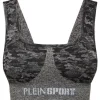 Outlet Philipp Plein Seamless Crossed Straps Sport Bra Logo