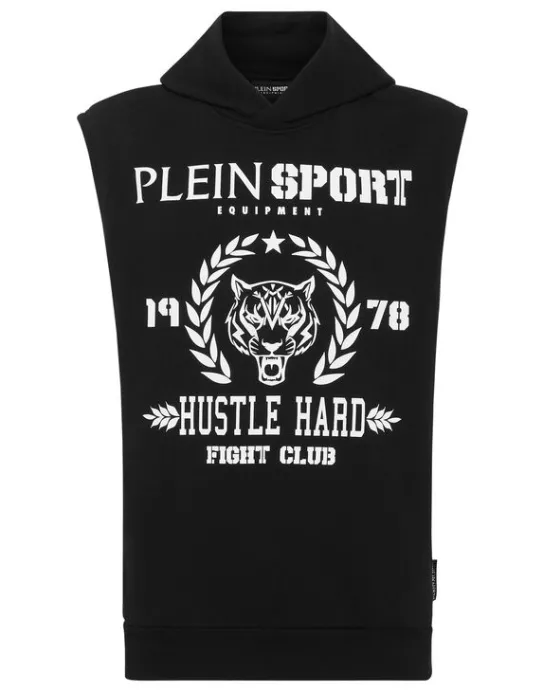 Online Philipp Plein Sleeveless Hoodie sweatshirt Tiger