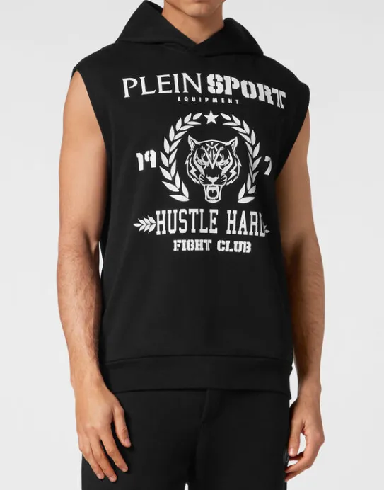 Online Philipp Plein Sleeveless Hoodie sweatshirt Tiger