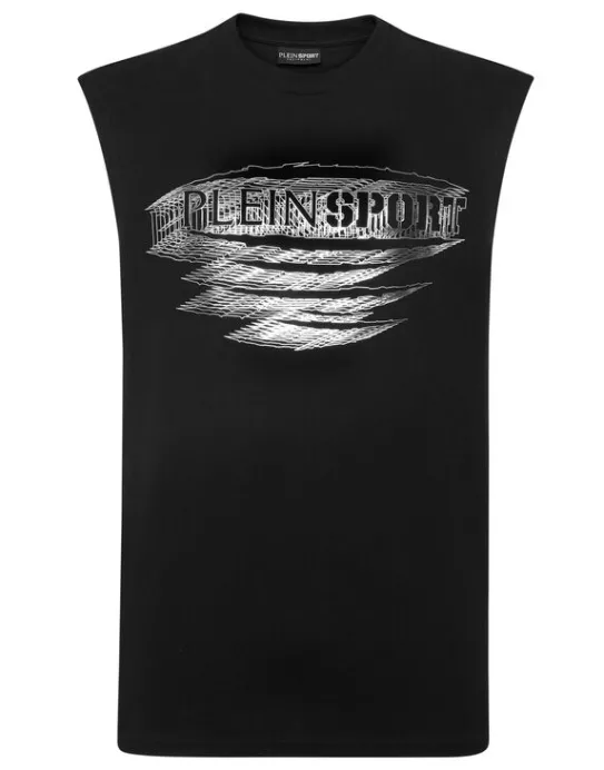 Best Philipp Plein Sleeveless T-shirt Round Neck