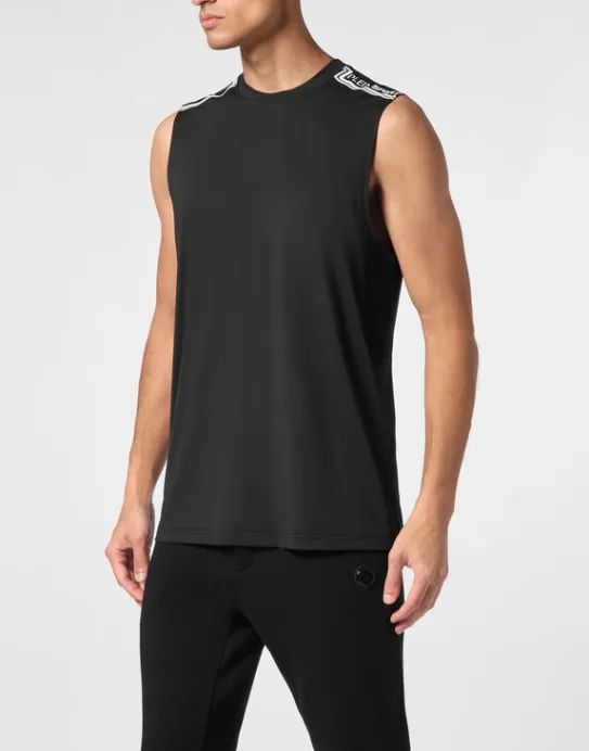 Hot Philipp Plein Sleeveless T-shirt Round Neck SS