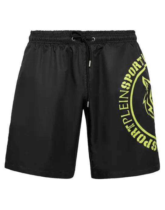 Outlet Philipp Plein Swim-Trunks Carbon Tiger