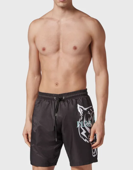 Best Philipp Plein Swim-Trunks Tiger