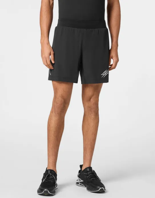 Discount Philipp Plein Technical Running Shorts Scratch