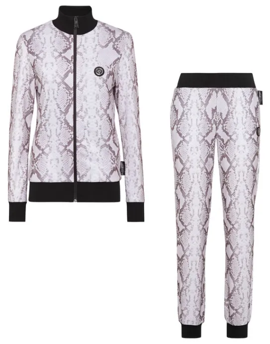 Discount Philipp Plein Triacetate Jogging Tracksuit: Top/Trousers Pitone